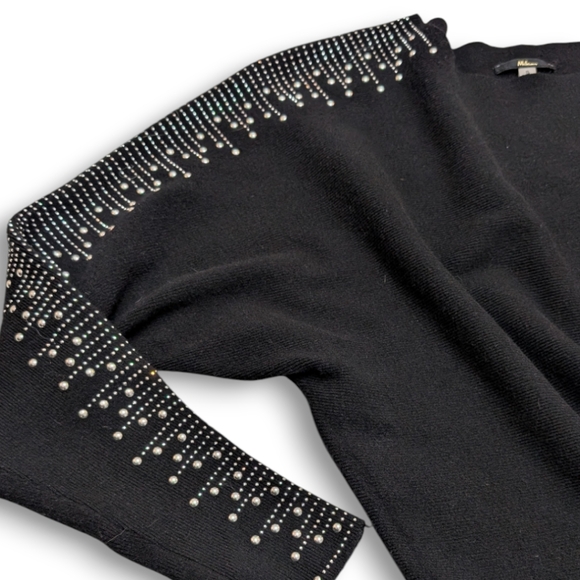 Milano Rhinestone Embellished Dolman Sweater - Picture 8 of 14
